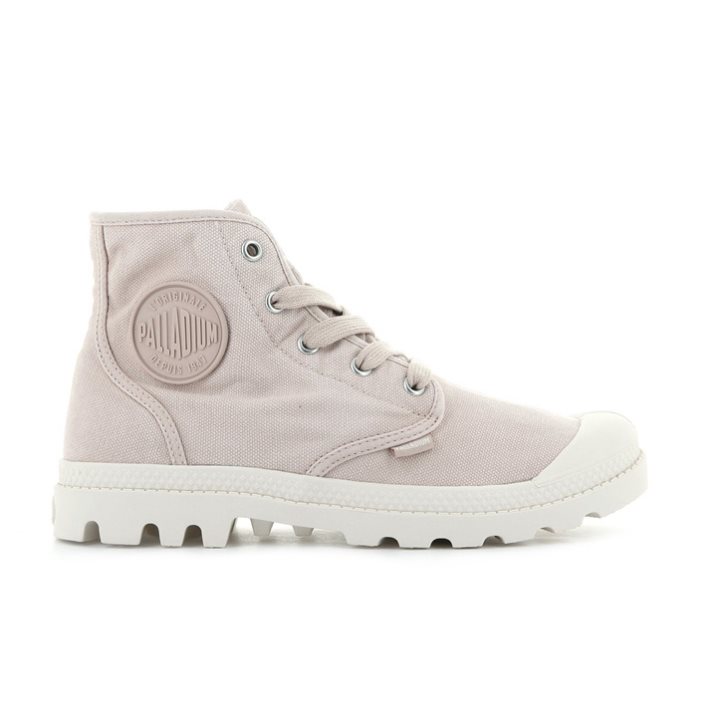 Palladium Pampa Hi Women\'s Boots Pink | UK B729-BQR